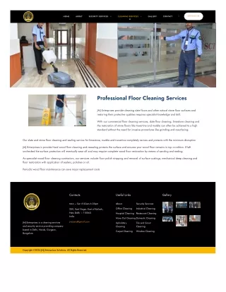 Professional Floor Cleaning Services Company in Delhi, India