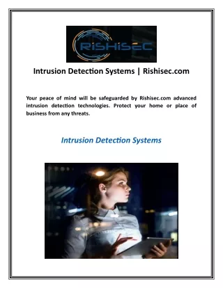 intrusion detection systems rishisec com