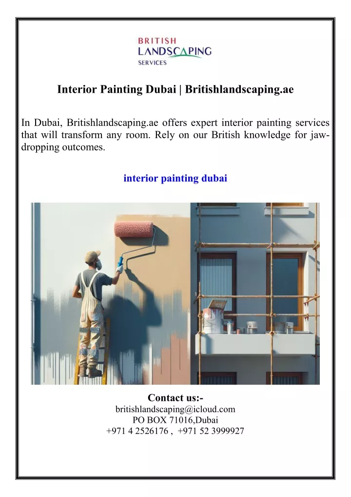 interior painting dubai britishlandscaping ae