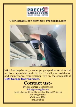 Gds Garage Door Services  Precisegds.com