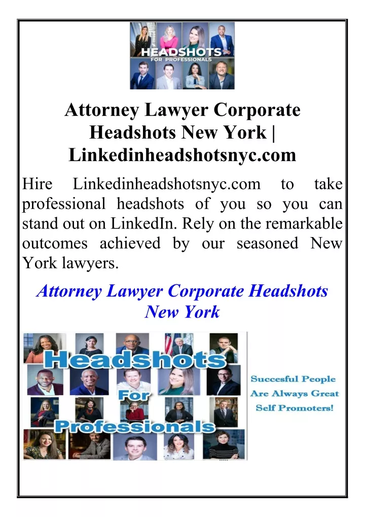 attorney lawyer corporate headshots new york