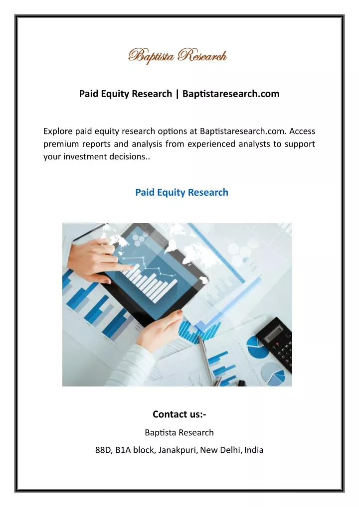 paid equity research baptistaresearch com