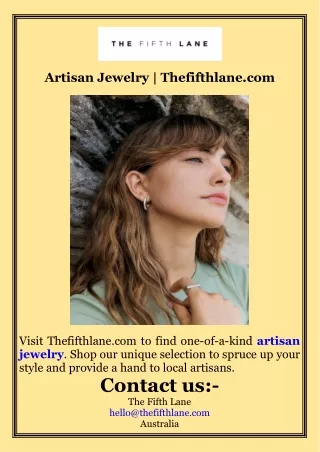 Artisan Jewelry  Thefifthlane.com