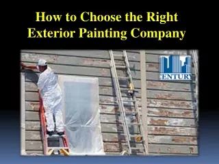 How to Choose the Right Exterior Painting Company