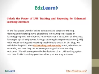 Unlock the Power of LMS Tracking and Reporting for Enhanced Learning Outcomes