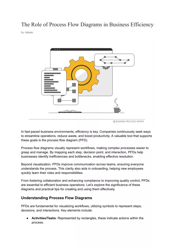 the role of process flow diagrams in business