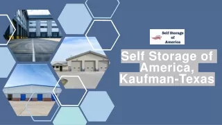 Self Storage of America, Kaufman-Texas - www.selfstorageofamerica.com