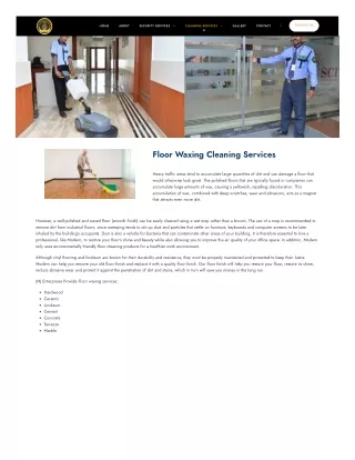 Floor Waxing Cleaning Services Company in Delhi, India