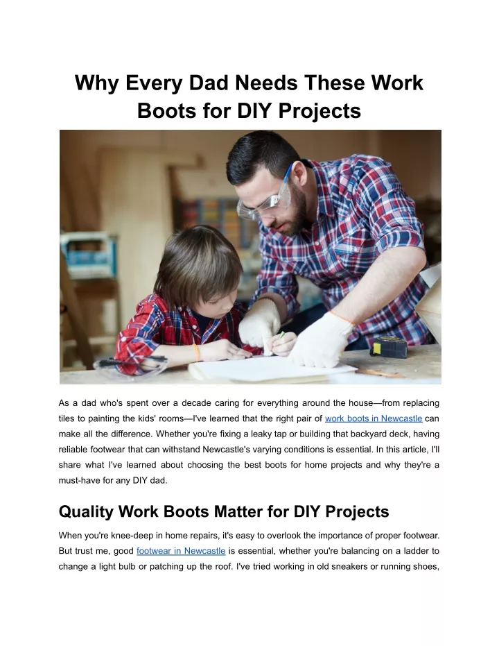 why every dad needs these work boots