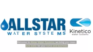 Allstar Water Systems - Water softening equipment supplier - 888-777-3777