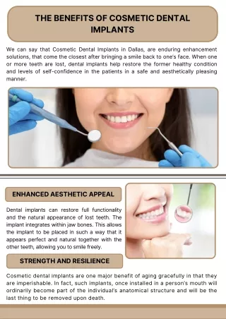 The Benefits of Cosmetic Dental Implants