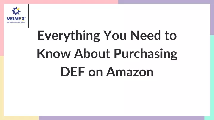 everything you need to know about purchasing