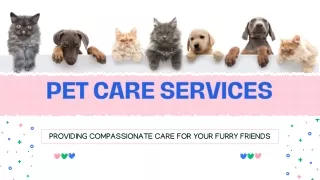 pet care services