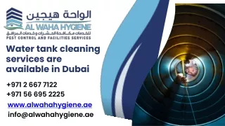 Water Tank Cleaning Services In Dubai