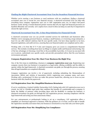 CPA Firm in India