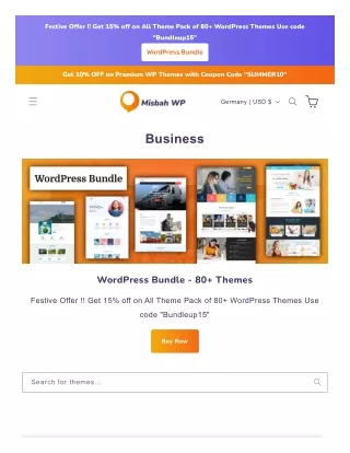 Business WordPress Themes – Professional and Customizable Designs
