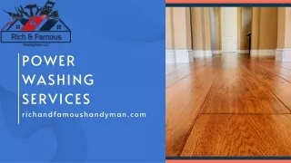 Professional Power Washing Services for a Cleaner Home