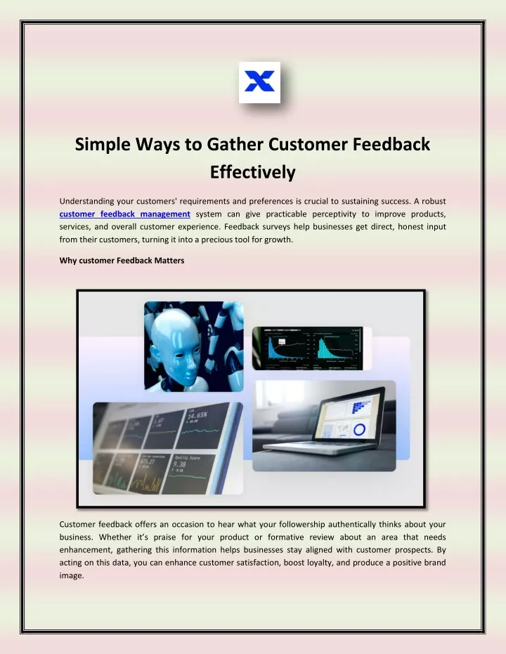 simple ways to gather customer feedback