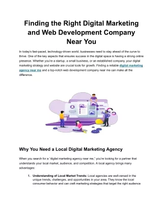 Discover Your Local Digital Marketing Agency with TechnoAdz