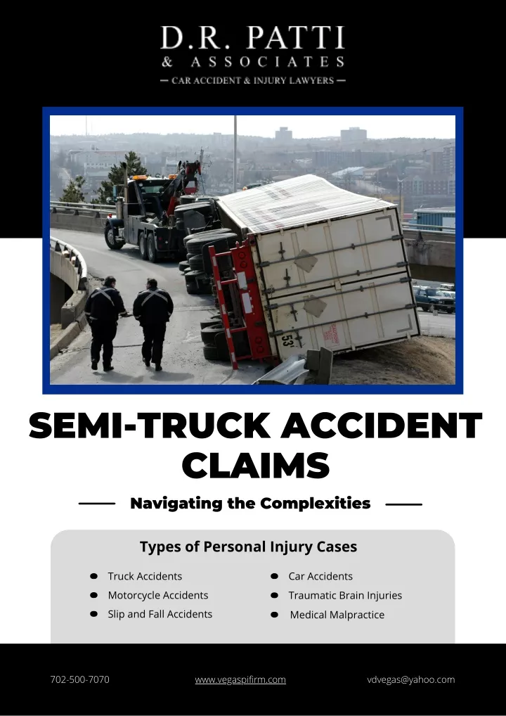 semi truck accident claims