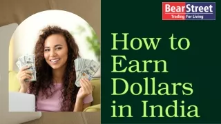 How to Earn Dollars in India