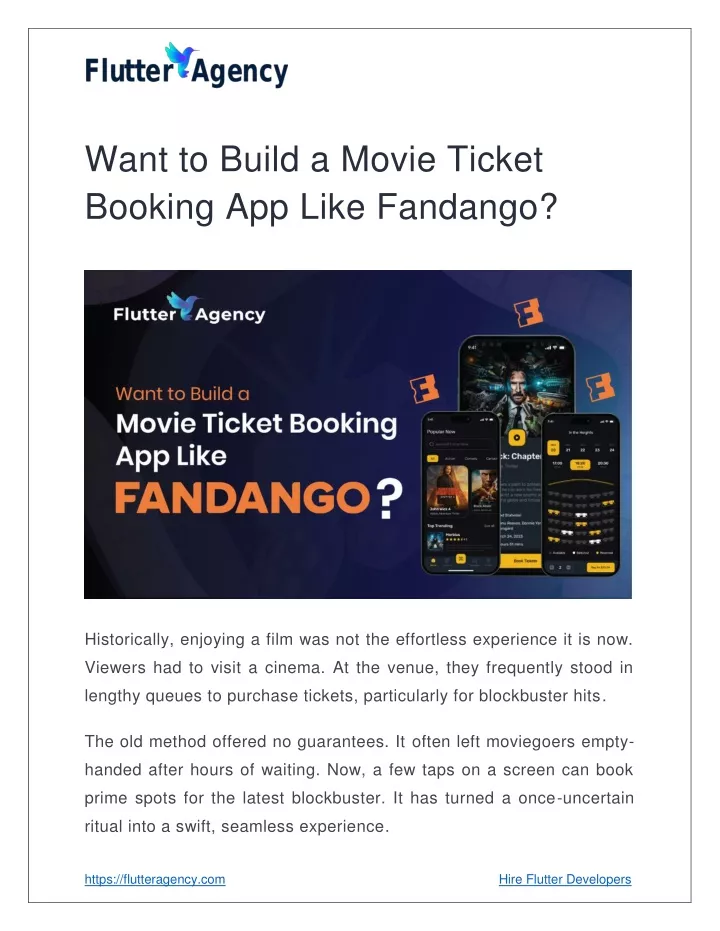 want to build a movie ticket booking app like