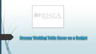 Dreamy Wedding Table Decor on a Budget