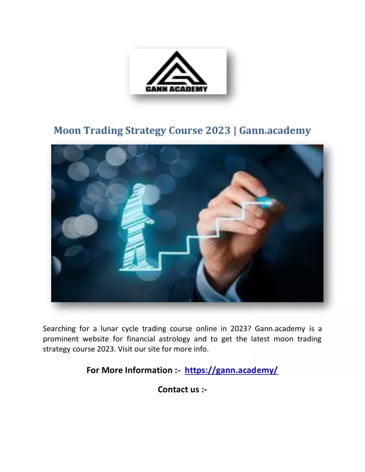 moon trading strategy course 2023 gann academy