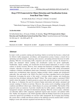 journal of science and technology issn 2456 5660