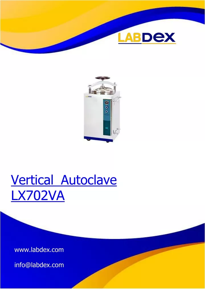 vertical autoclave lx702va www labdex com