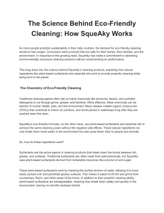 The Science Behind Eco-Friendly Cleaning_ How SqueAky Works