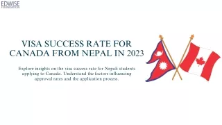visa success rate for canada from nepal in 2023