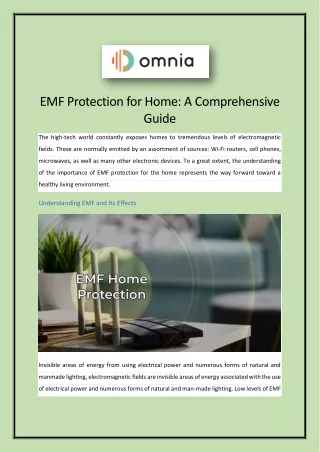 emf protection for home a comprehensive guide