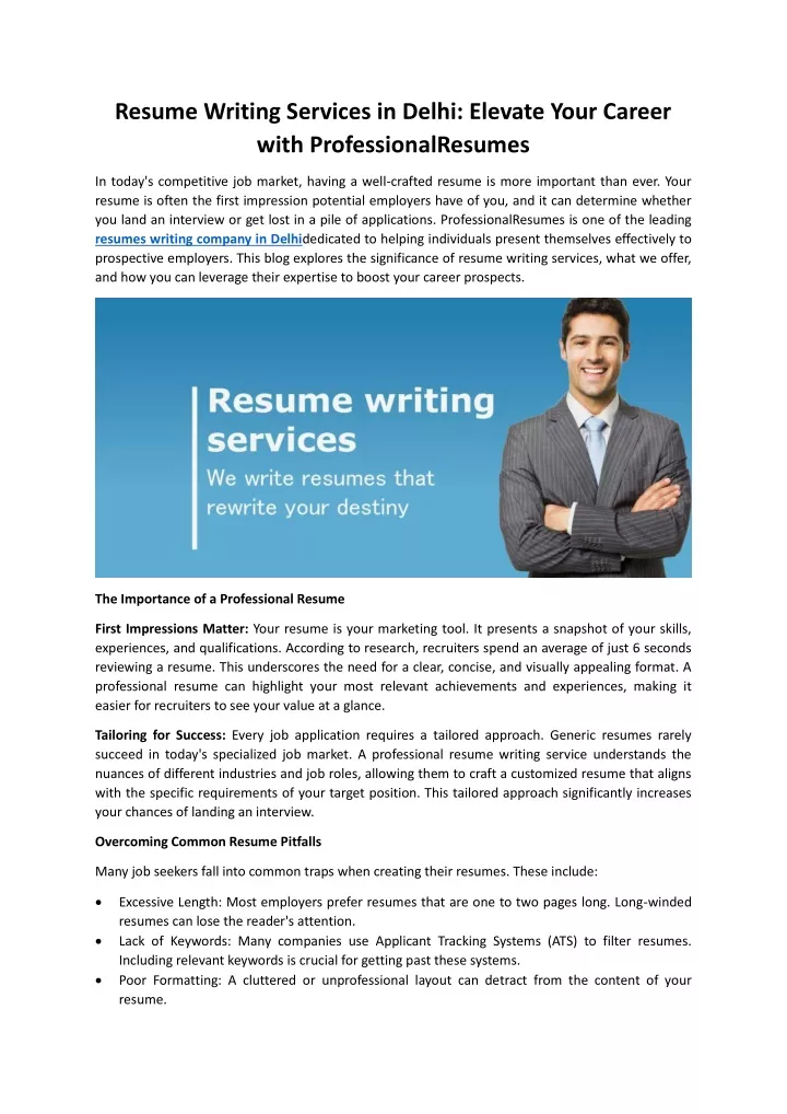 resume writing services in delhi elevate your