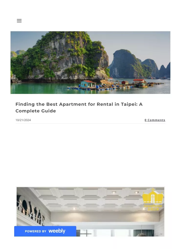 finding the best apartment for rental in taipei