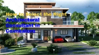 how to select the right architectural consultant