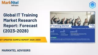 IT Training Market Size Share and Insdustry Analysis 2028