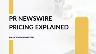 PR Newswire Pricing Explained