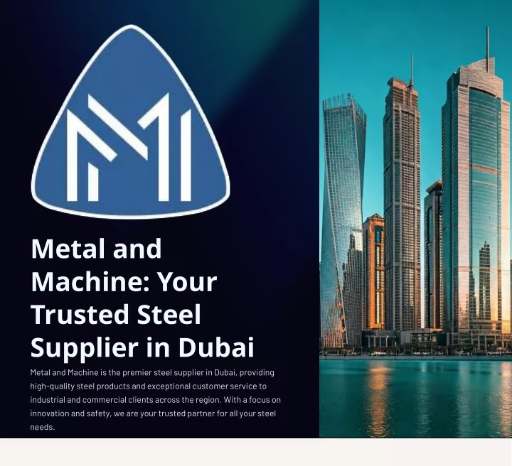 metal and machine your trusted steel supplier