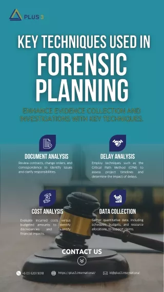 Key Techniques Used in Forensic Planning