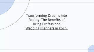 How Wedding Planners in Kochi Make Destination Weddings Easy