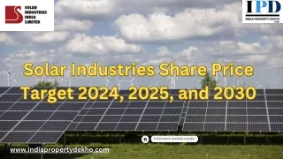 solar industries share price target 2024 2025