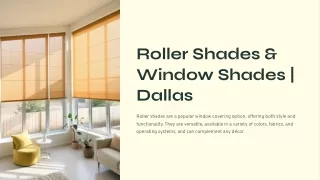 Roller-Shades-and-Window-Shades | Dallas (TEXAS)