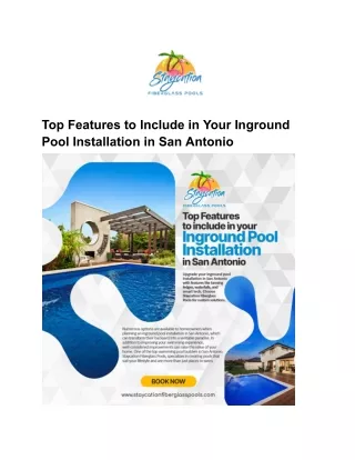 top features to include in your inground pool
