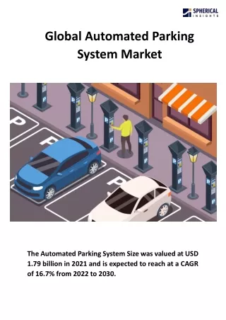 global automated parking system market