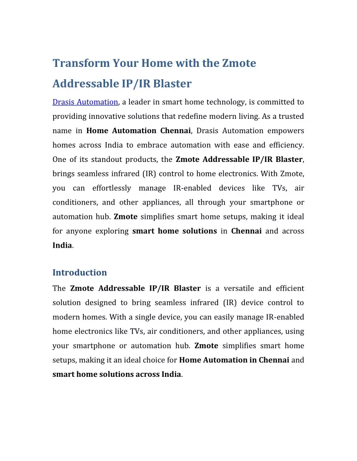 transform your home with the zmote