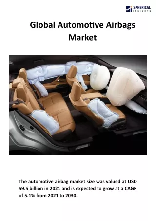 Global Automotive Airbags Market