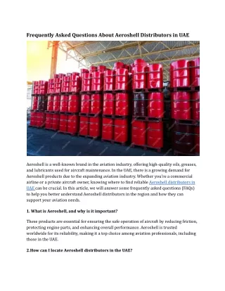 frequently asked questions about aeroshell