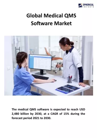 Global Medical QMS Software Market