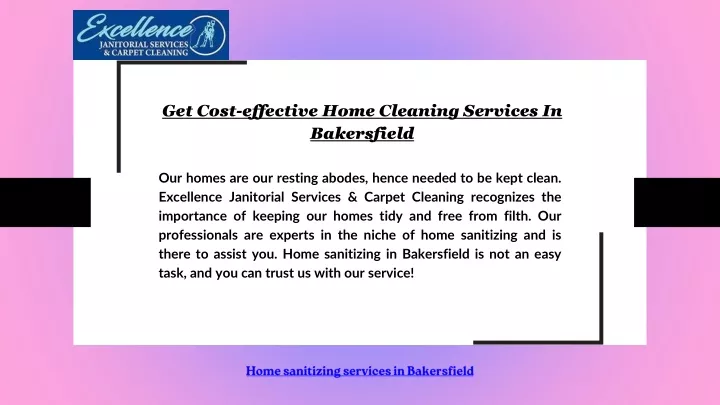 get cost effective home cleaning services